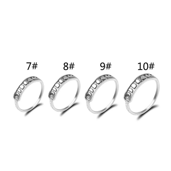 Vintage SilverMoon Phase Finger Fresh LunarEclipse - Picture 6 of 6